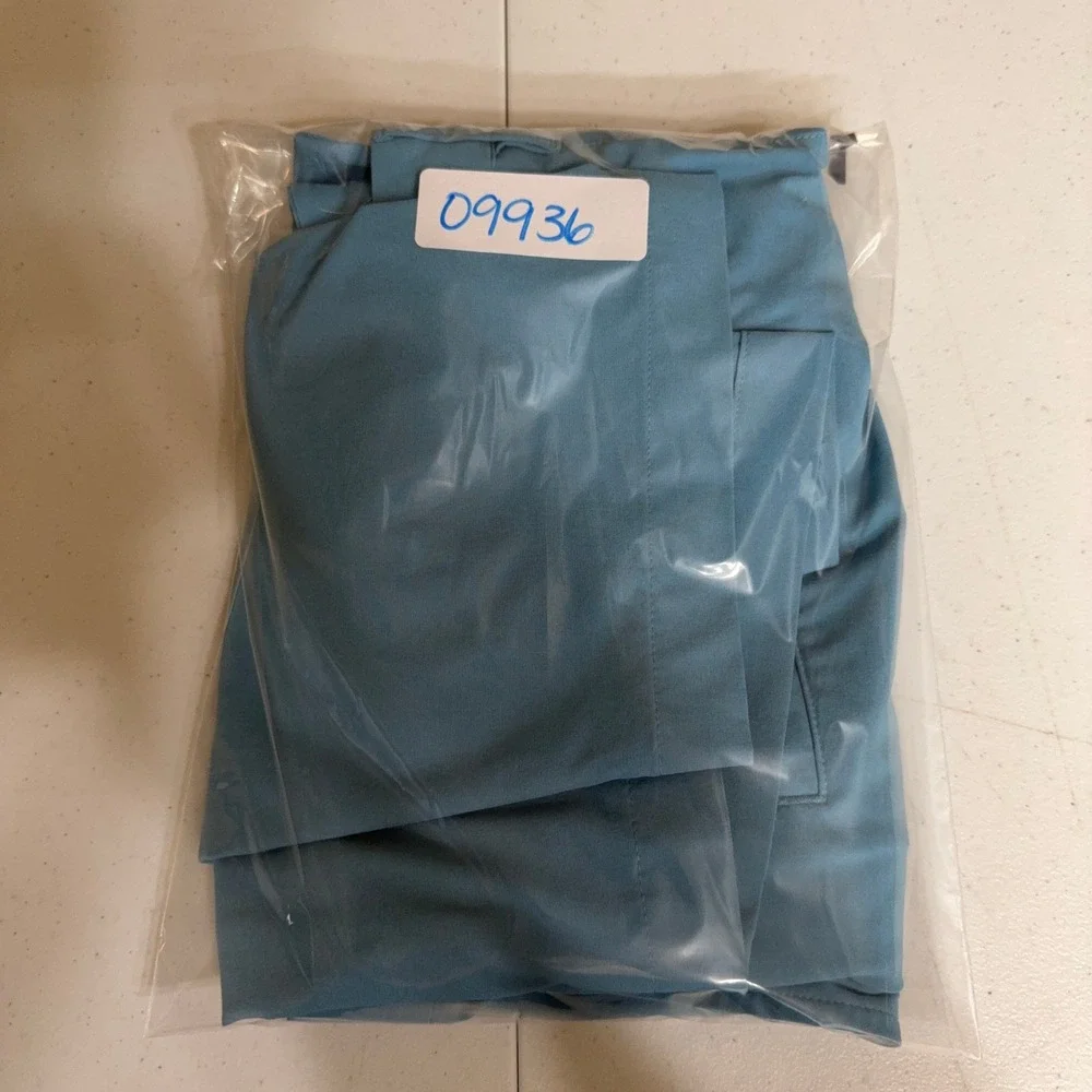 Adidas Golf Shorts Mens 38 Light Blue Primegreen Recycled Stretch Active